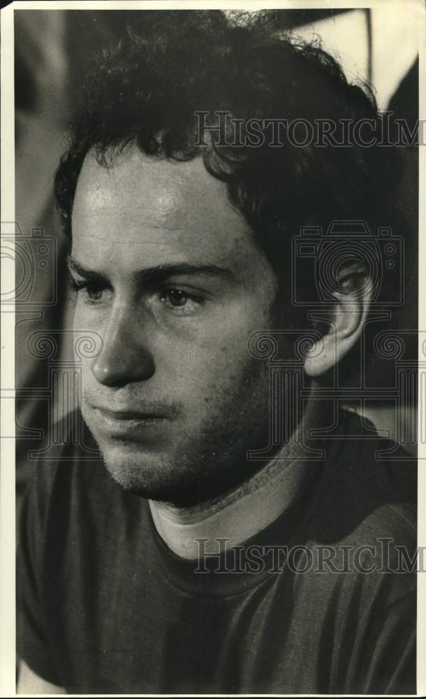Press Photo Tennis Player John McEnroe at Press Conference - Historic Images
