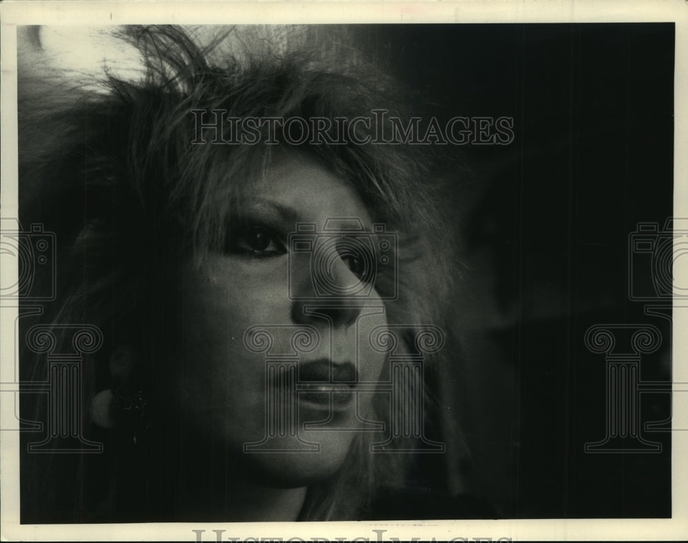 1985 Press Photo Charlene Shortsleeve, singer, Albany, New York - tua00567 - Historic Images