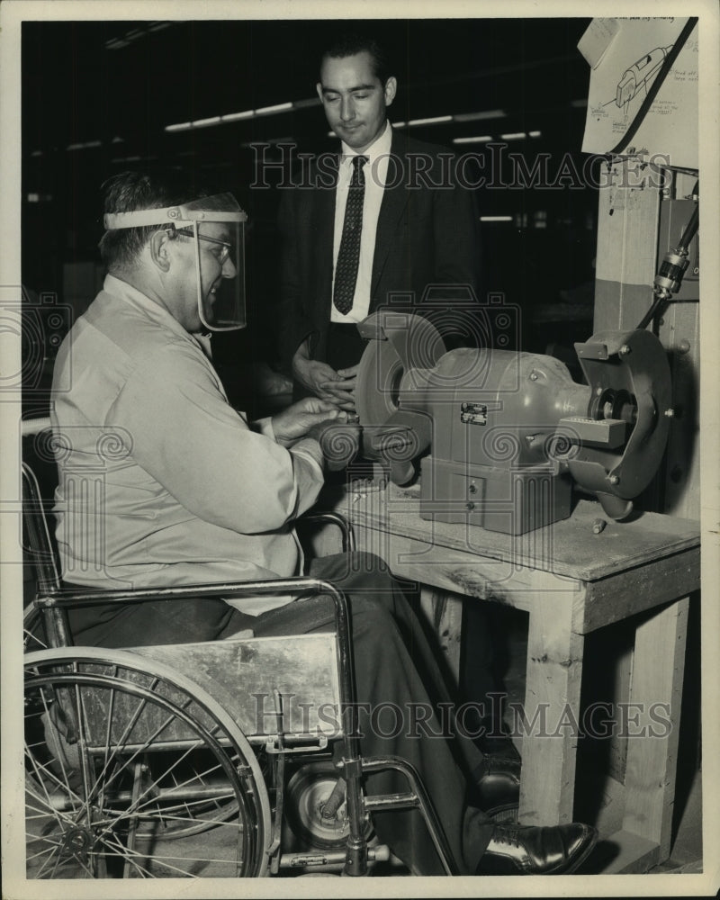 1967 Workers at The Workshop, Inc., in Menands, New York - Historic Images