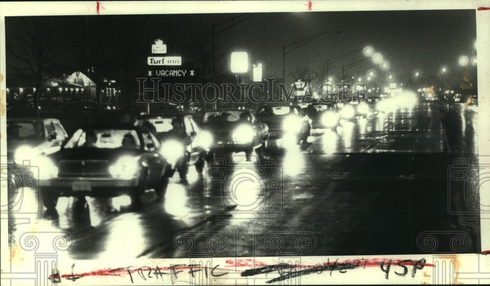 1983 Traffic on Wolf Road in Albany, New York - Historic Images