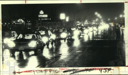 1983 Traffic on Wolf Road in Albany, New York - Historic Images