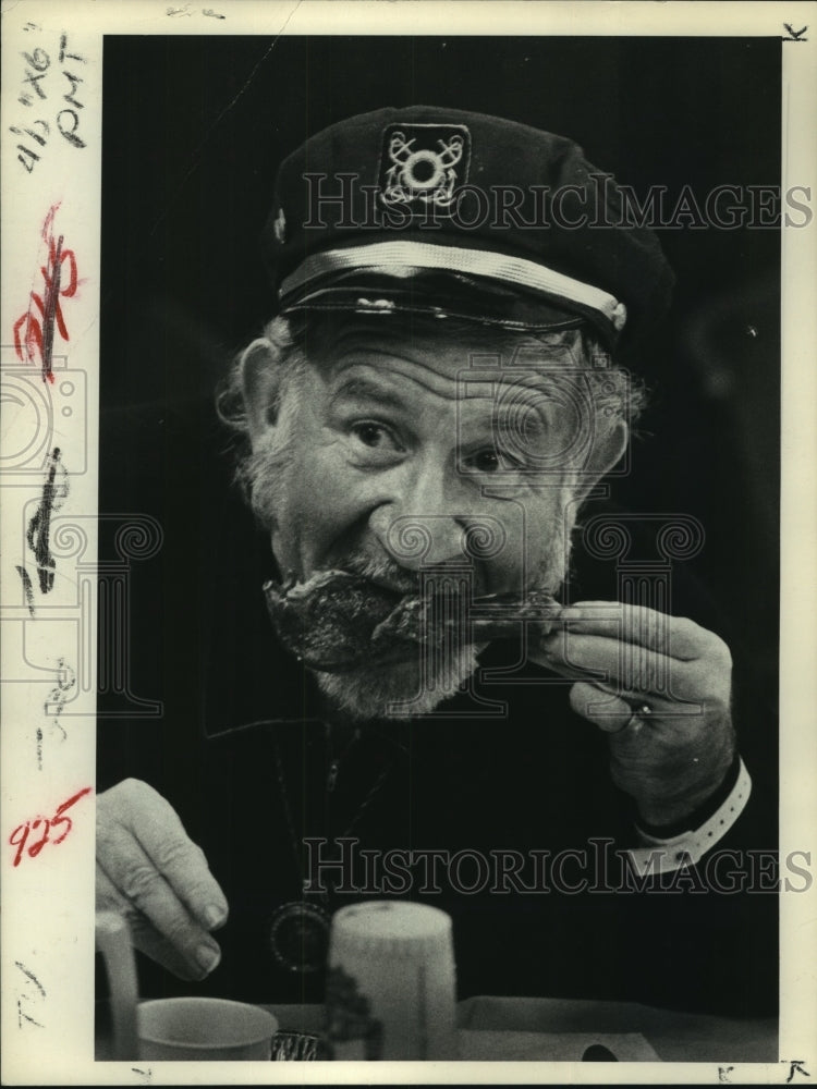 1975 Semi-retired tug boat worker Mark Shields, Albany, New York - Historic Images