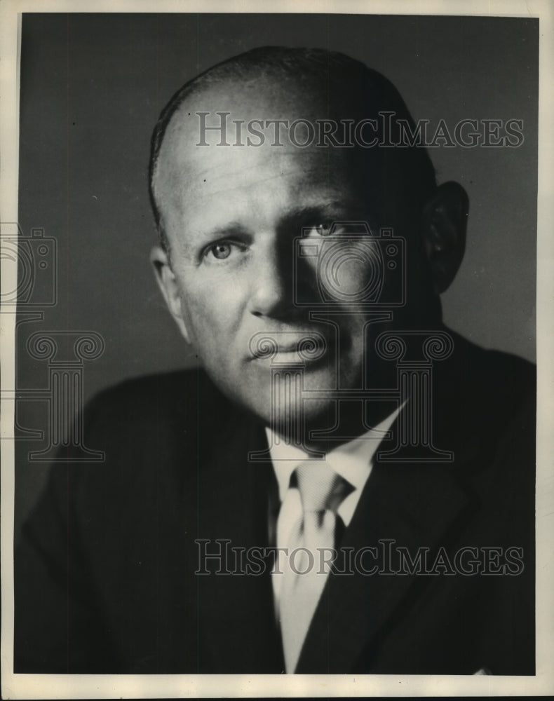 1963 Press Photo David Yunich, Macy&#39;s Department Stores, New York president-Historic Images