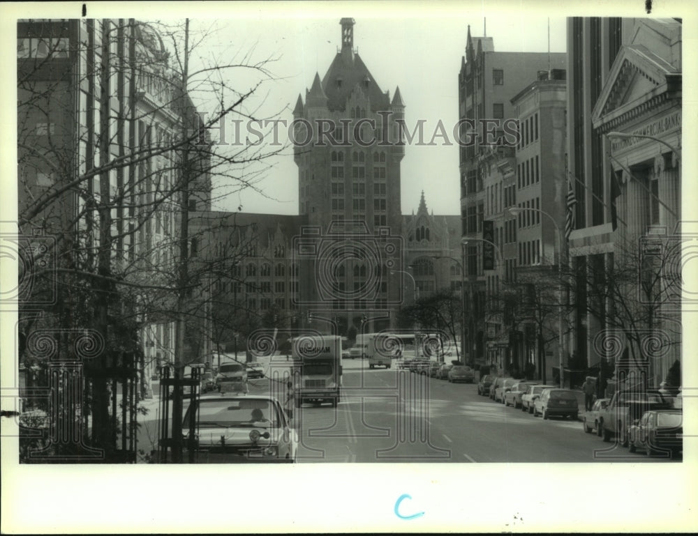 1993 Press Photo Lower State Street in Albany, New York - tua03785 - Historic Images