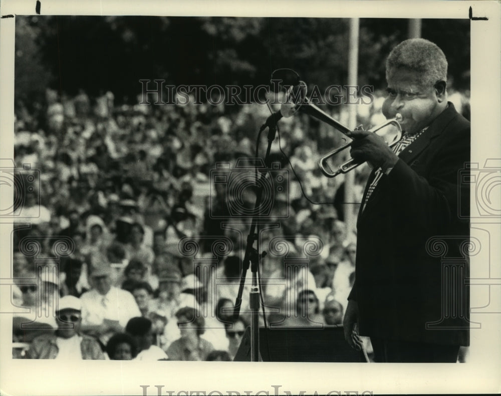 1989 Press Photo Dizzy Gillespie - tua03909 - Historic Images