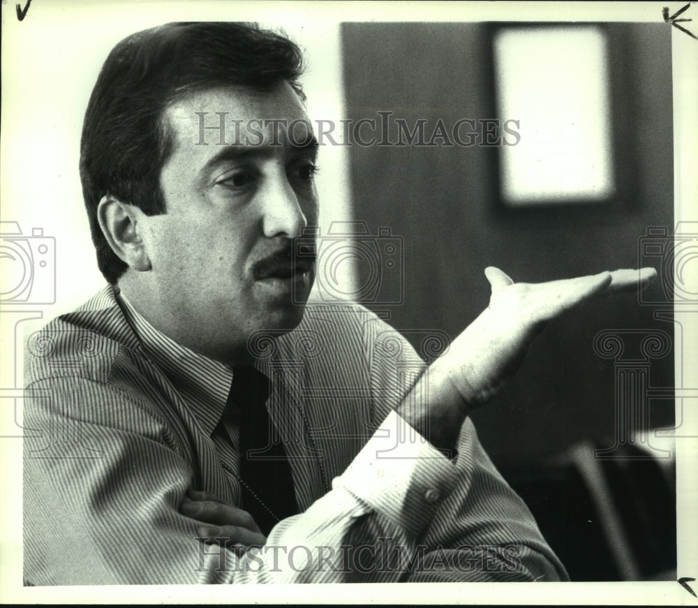 1991 Press Photo Criminal Justice Commissioner Richard Girgenti, Albany, NY - Historic Images