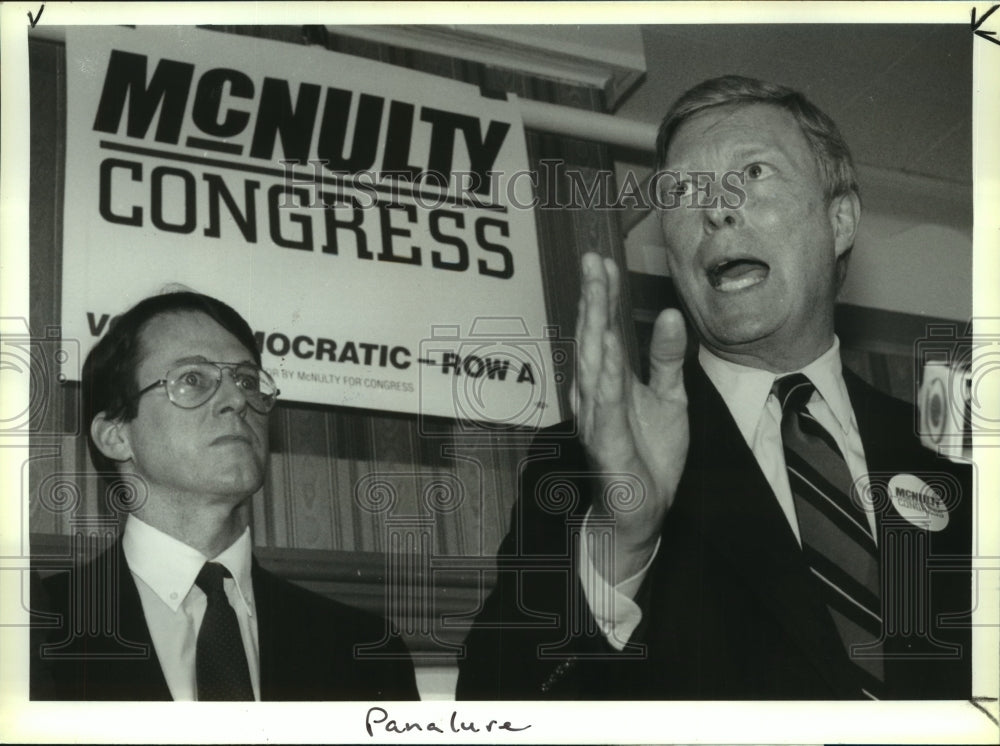 1992 Press Photo New York politicians at Troy fundraiser for Mike McNulty - Historic Images
