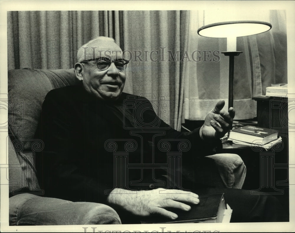 1985 Reverend Michael Zakens, St. Mary's Church, Schenectady, NY - Historic Images