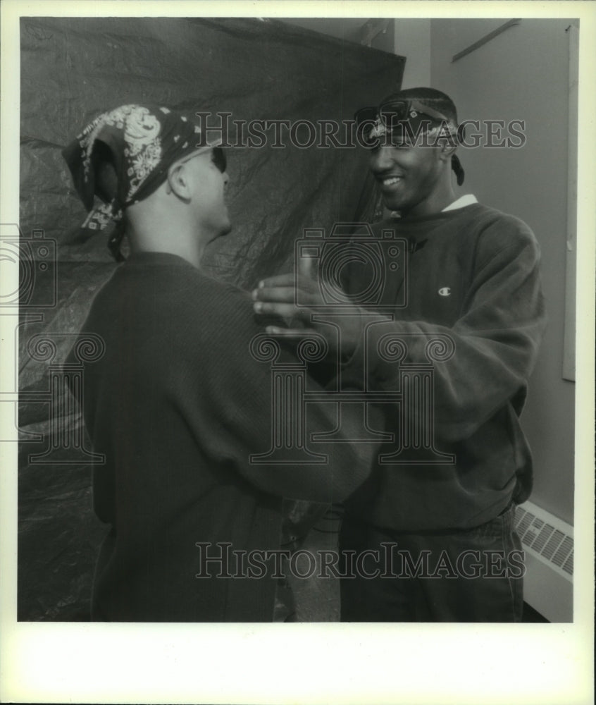 1994 Press Photo Inmates at Greene Correctional Facility, New York - tua04561 - Historic Images