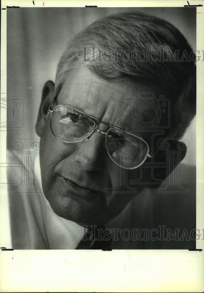 1989 Press Photo Dr. J. Richard Gaintner, Albany, New York Medical Center - Historic Images