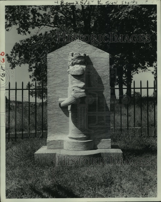 Press Photo Benedict Arnold Monument, Saratoga National Historical Park, NY - Historic Images
