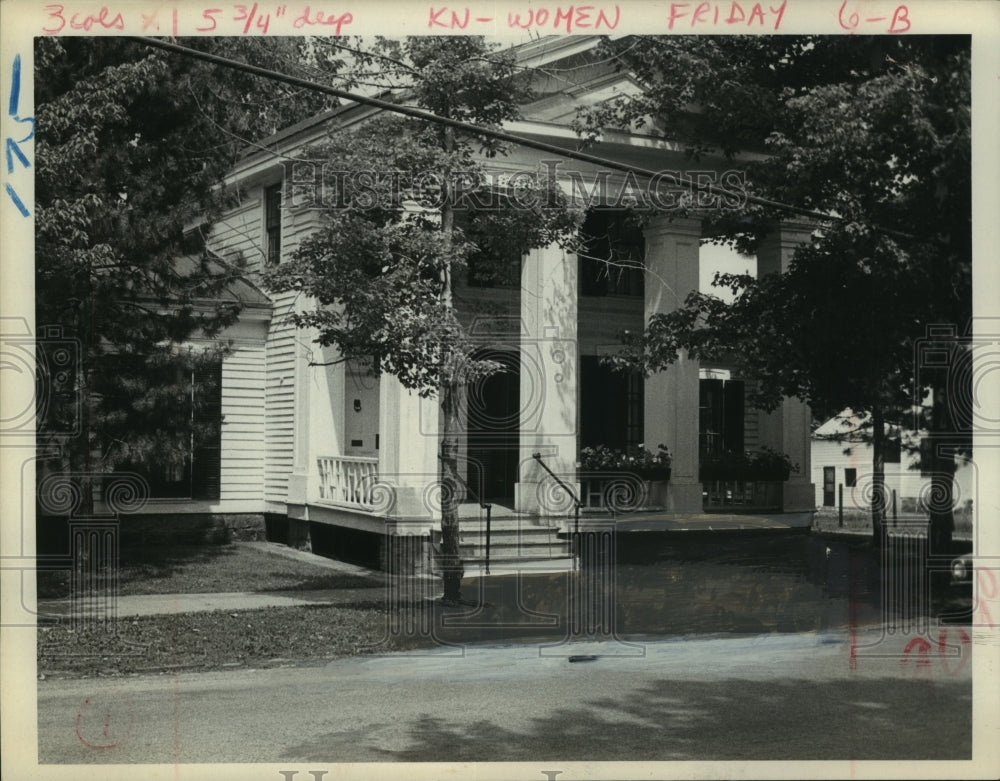 1971 Press Photo Saratoga Springs, New York home once owned by Eliza Jumel - Historic Images