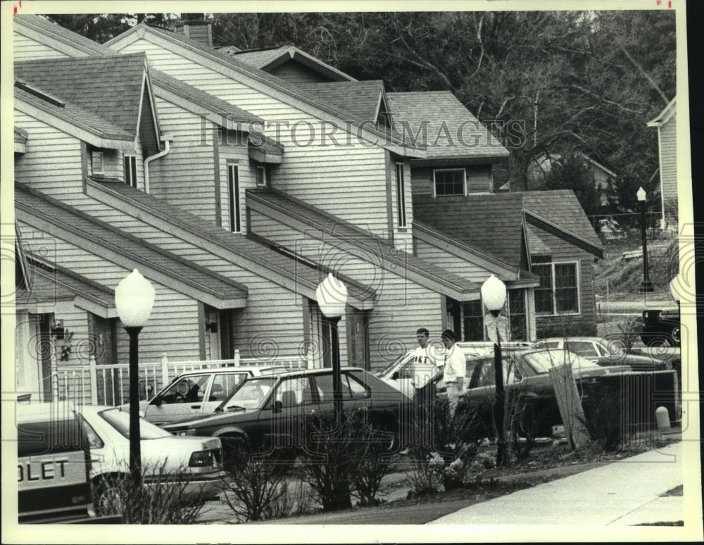 1991 Press Photo Housing development at Saratoga Lake, New York - tua05459 - Historic Images