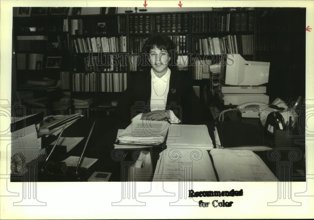 1992 Press Photo Patricia Salkin, Government Law Center, Albany Law School - Historic Images