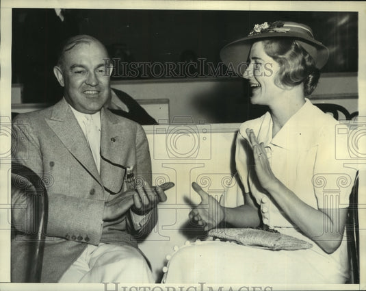 1936 Mr. & Mrs. Harry Woodring at Democratic National Convention-Historic Images
