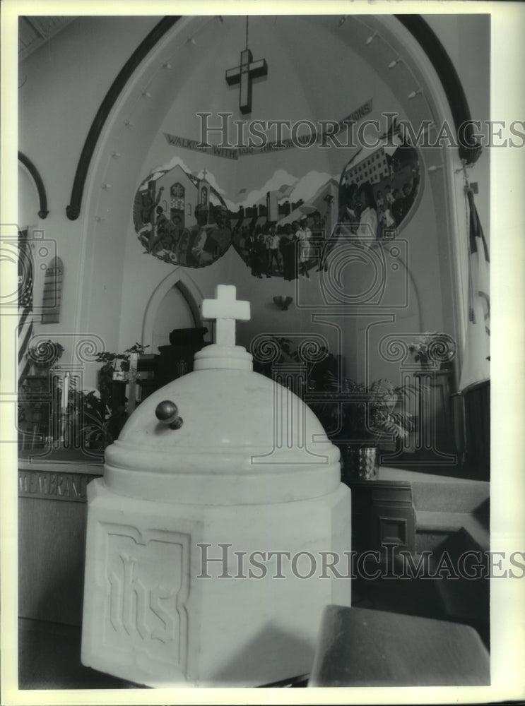 1995 Press Photo Israel African Methodist Episcopal Church, Albany, New York - Historic Images