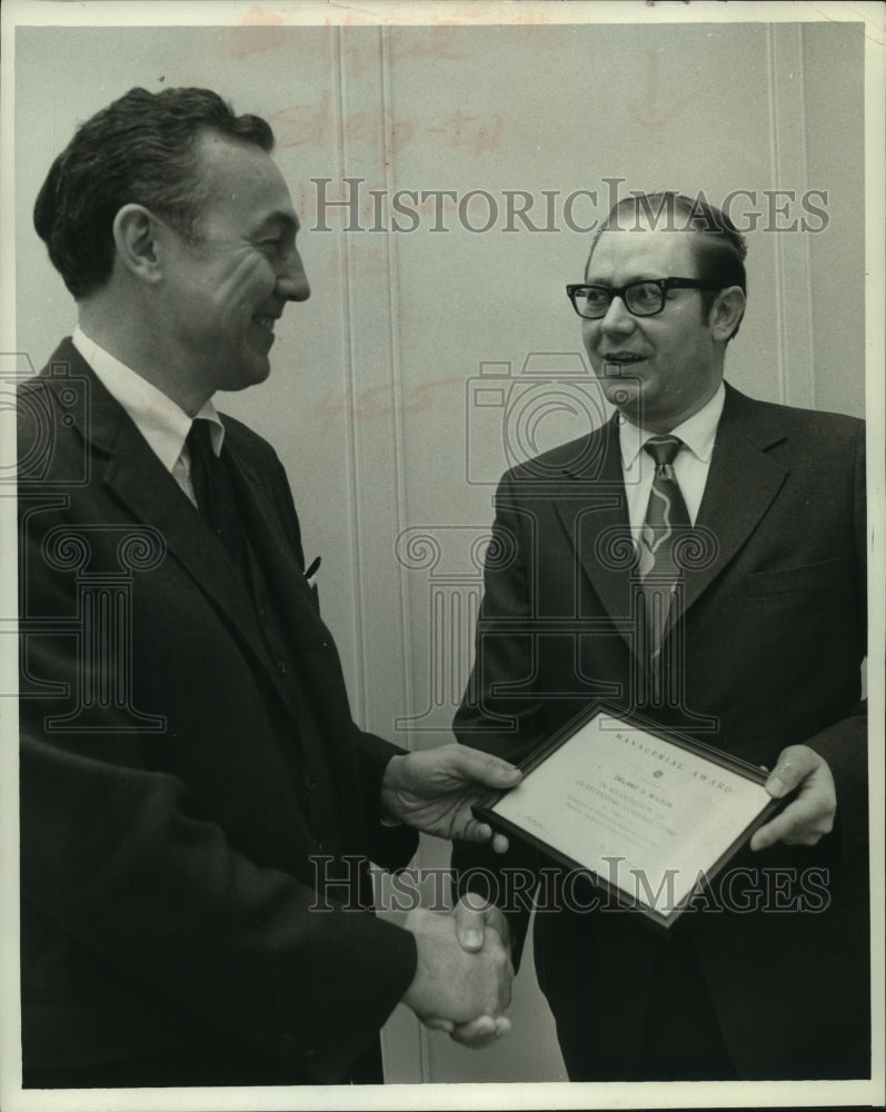 1972 Press Photo Delano D. Wilson - tua07232-Historic Images