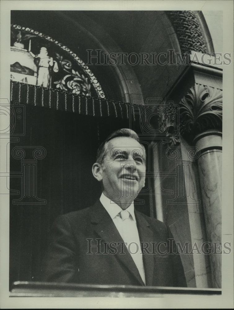 1976 Press Photo New York Governor Malcolm Wilson - Historic Images