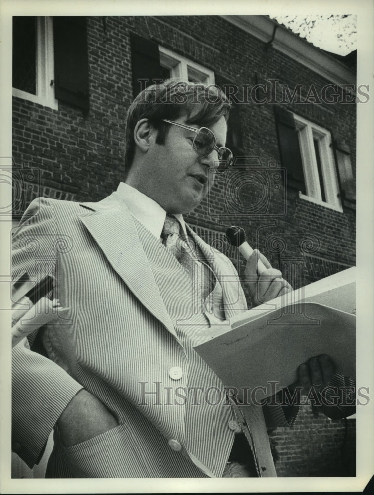 1976 Albany, New York political candidate Thomas J. Doyles - Historic Images