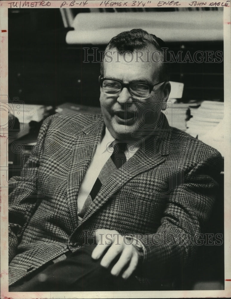 1972 Press Photo John Nagle, Albany, New York - tua07491-Historic Images