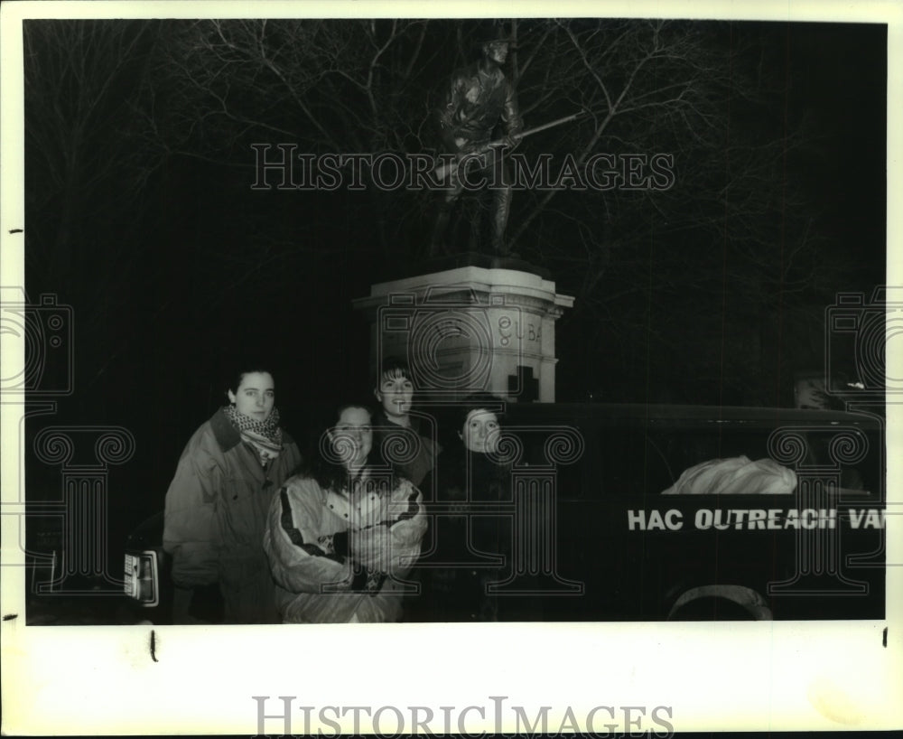 1994 Volunteers with Albany, New York Homeless Action Committee - Historic Images