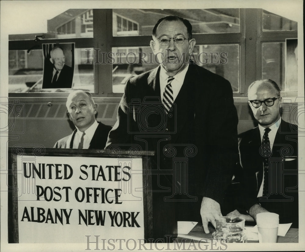 1960 Press Photo Frank G. Murphy, Acting Postmaster for Albany, New York-Historic Images