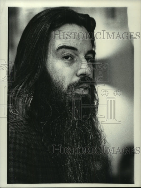 1975 Press Photo Schenectady, NY First Unitarian Society Reverend Rudolph Nemser-Historic Images