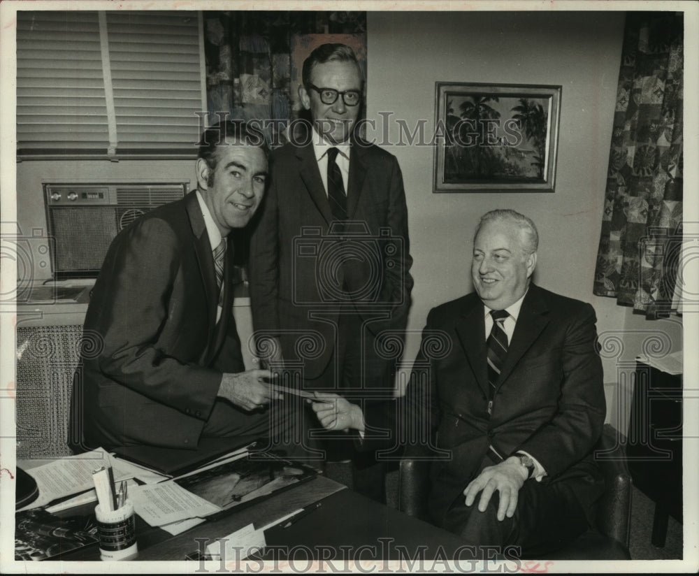 1972 Press Photo Patrick Mulligan, James Schwartz, Lindsay Lovejoy, Albany, NY-Historic Images