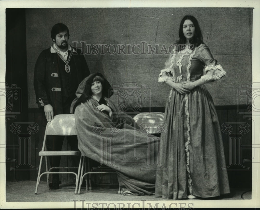 1979 Press Photo Howard Moyer, Carol Marks, &amp; Cynthia Coppola, Albany, New York- Historic Images