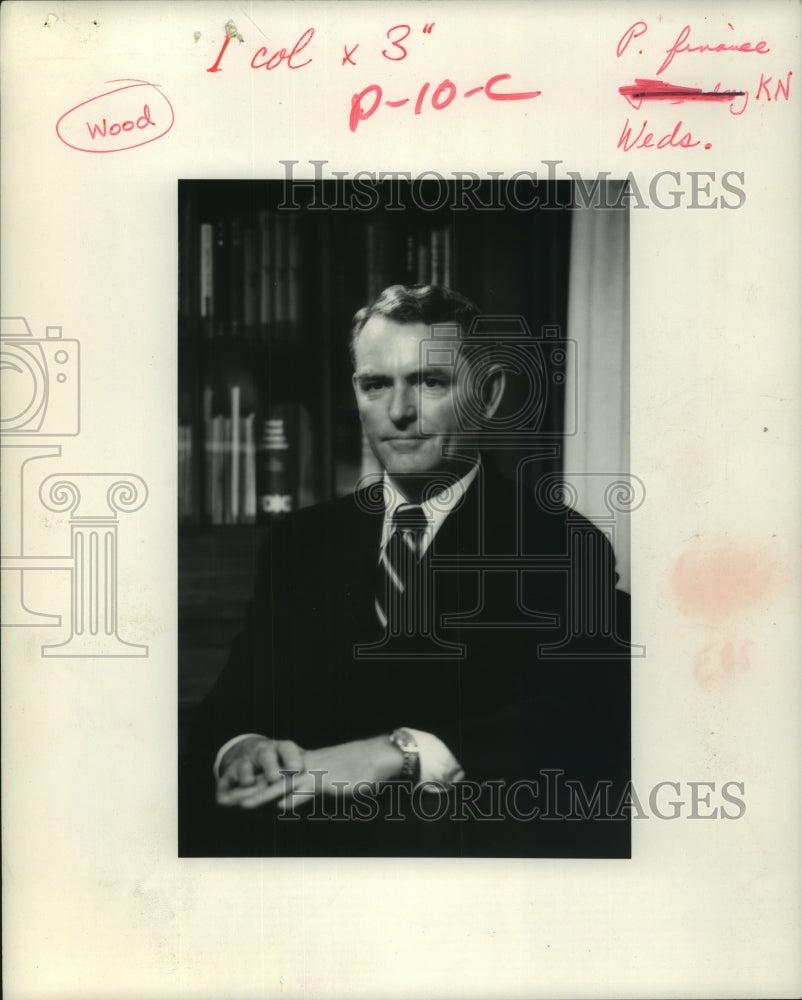1974 Press Photo Howell R. Wood, Jr. - tua10146 - Historic Images