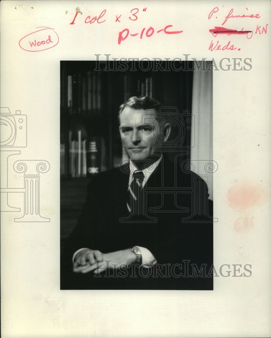 1974 Press Photo Howell R. Wood, Jr. - tua10146-Historic Images