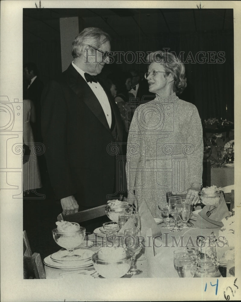 1973 Press Photo Mr. &amp; Mrs. Ernest Morris, Albany, NY dinner held in their honor-Historic Images