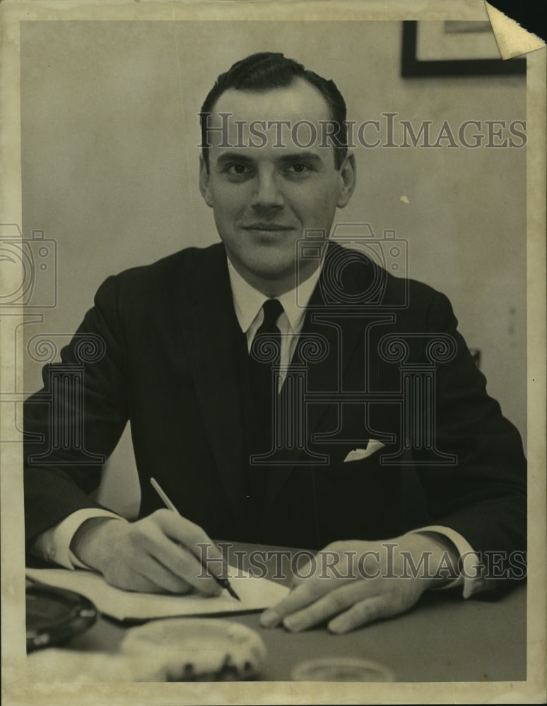 1964 Press Photo New York State Superintendent of Banks, Frank Wille - tua10443-Historic Images