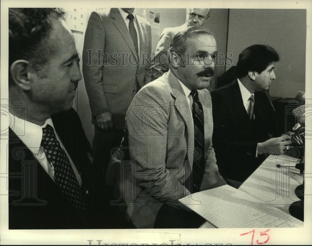 1984 Bob D'Andrea, Dave Morris, & Jim Tedisco, Albany, New York - Historic Images