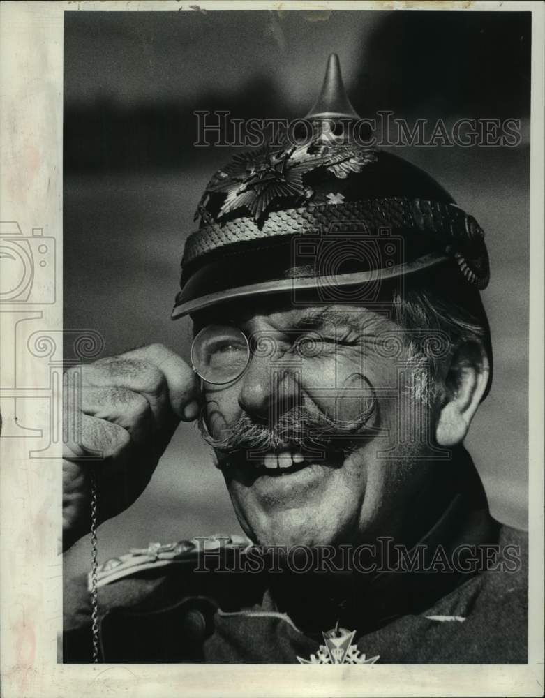 1981 Fred Schneider in military outfit - Historic Images