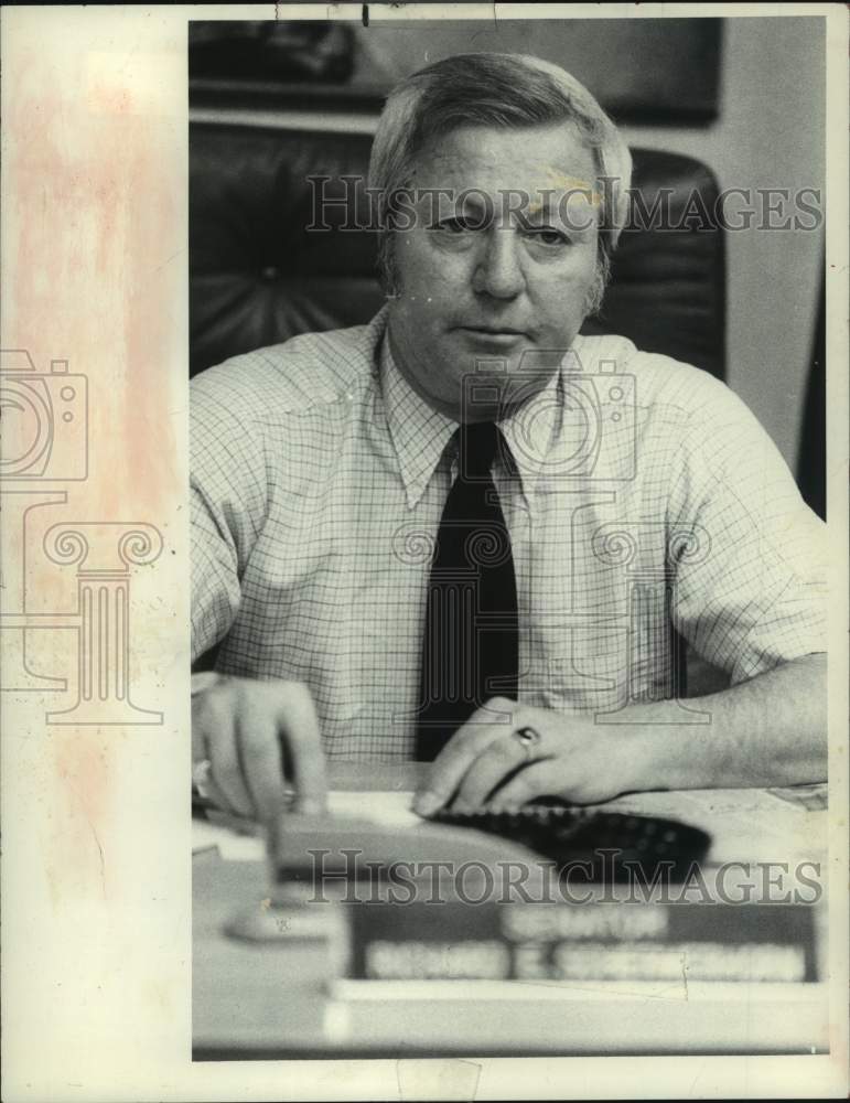 1980 New York State Senator Richard Schermerhorn in Albany - Historic Images