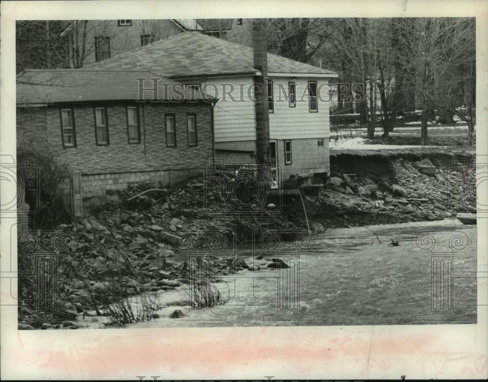 1980 Schoharie Creek, New York. Hnter Greene County - Historic Images