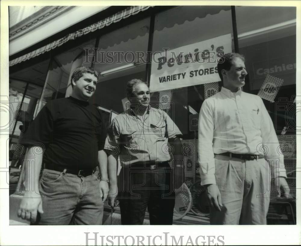 1995 First generation Russian immigrants at store, Cohoes, New York - Historic Images