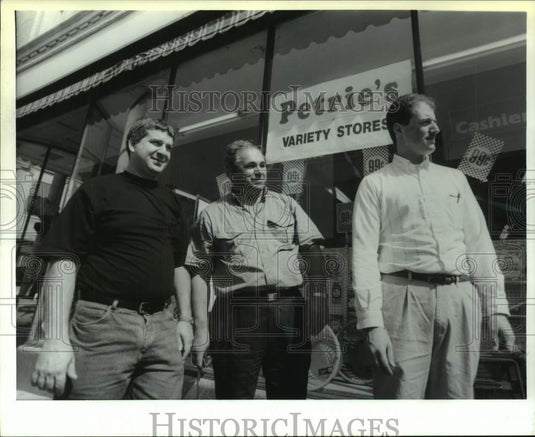 1995 First generation Russian immigrants at store, Cohoes, New York - Historic Images