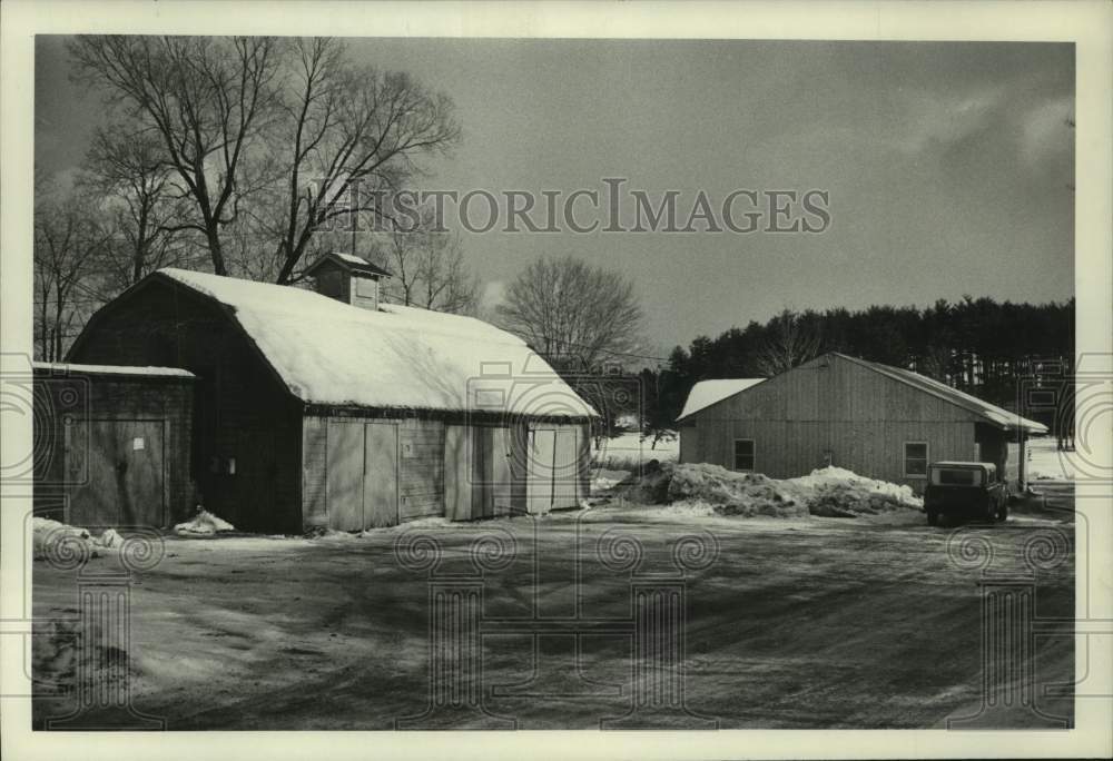 1982 Press Photo Schenectady, New York Municipal Golf Course buildings - Historic Images
