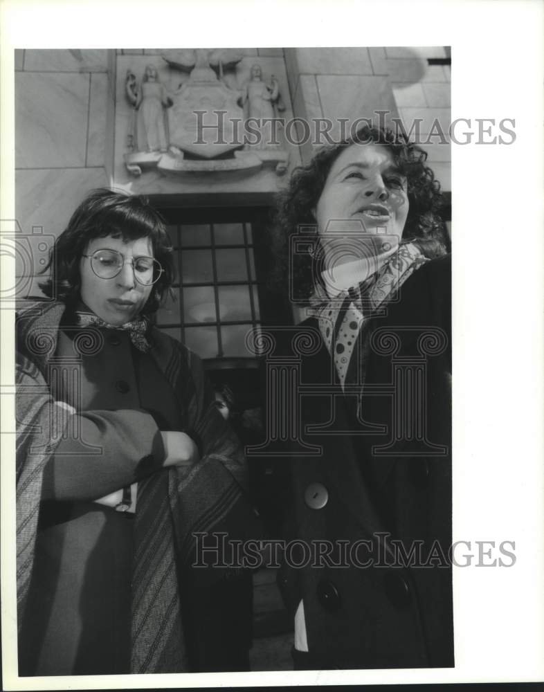 1994 Women's rights attorneys at New York court of appeals, Albany - Historic Images