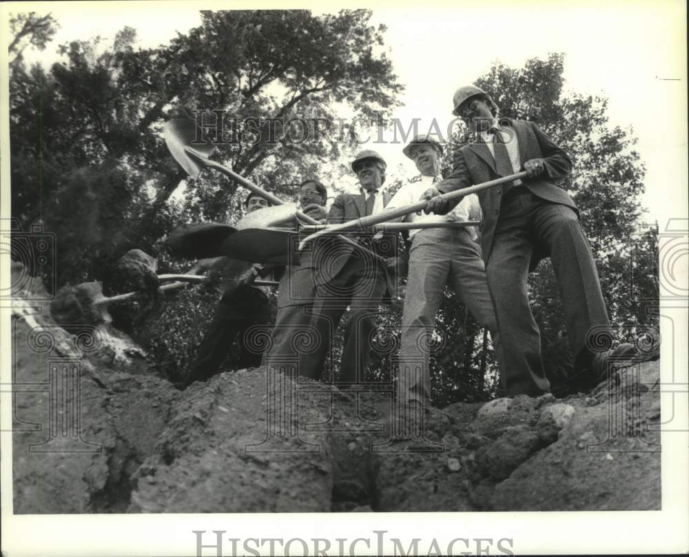 1991 Groundbreaking ceremony Brookside Senior Housing West Sand Lake - Historic Images