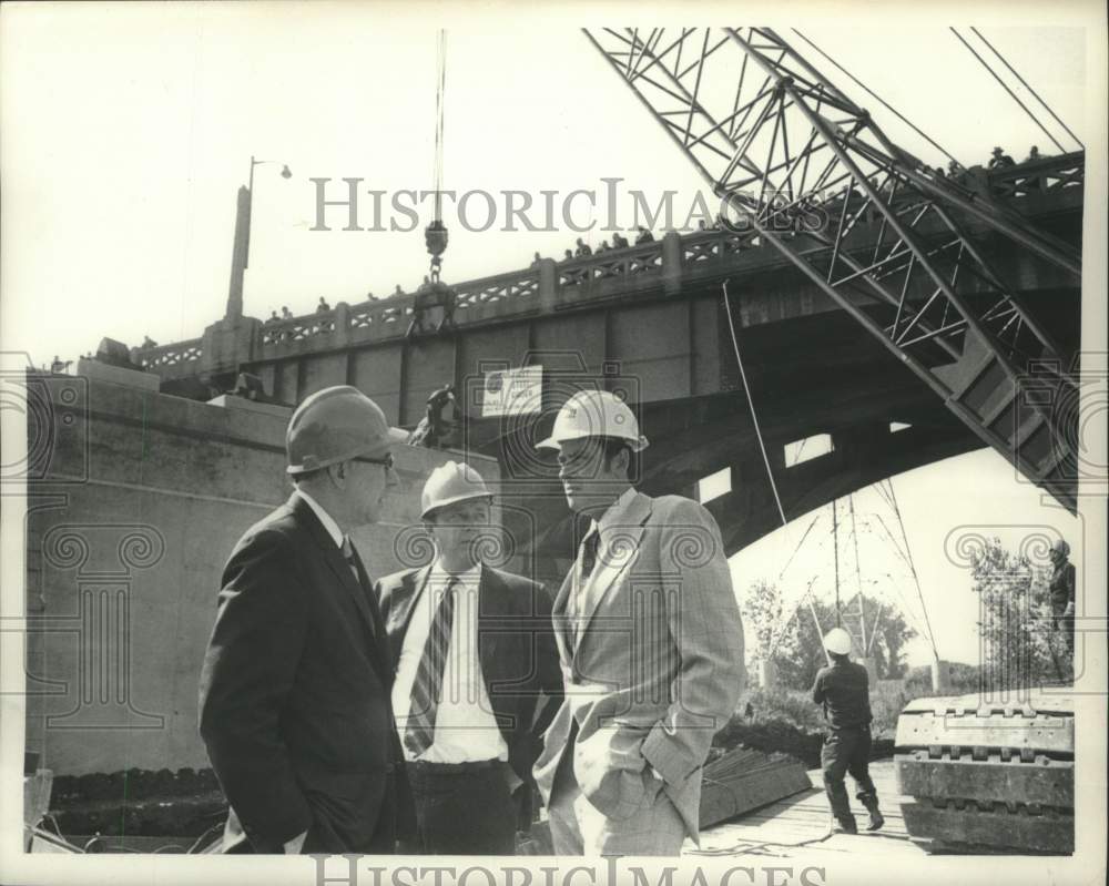 1972 Press Photo Construction on Western Gateway Bridge in Scotia, New York-Historic Images