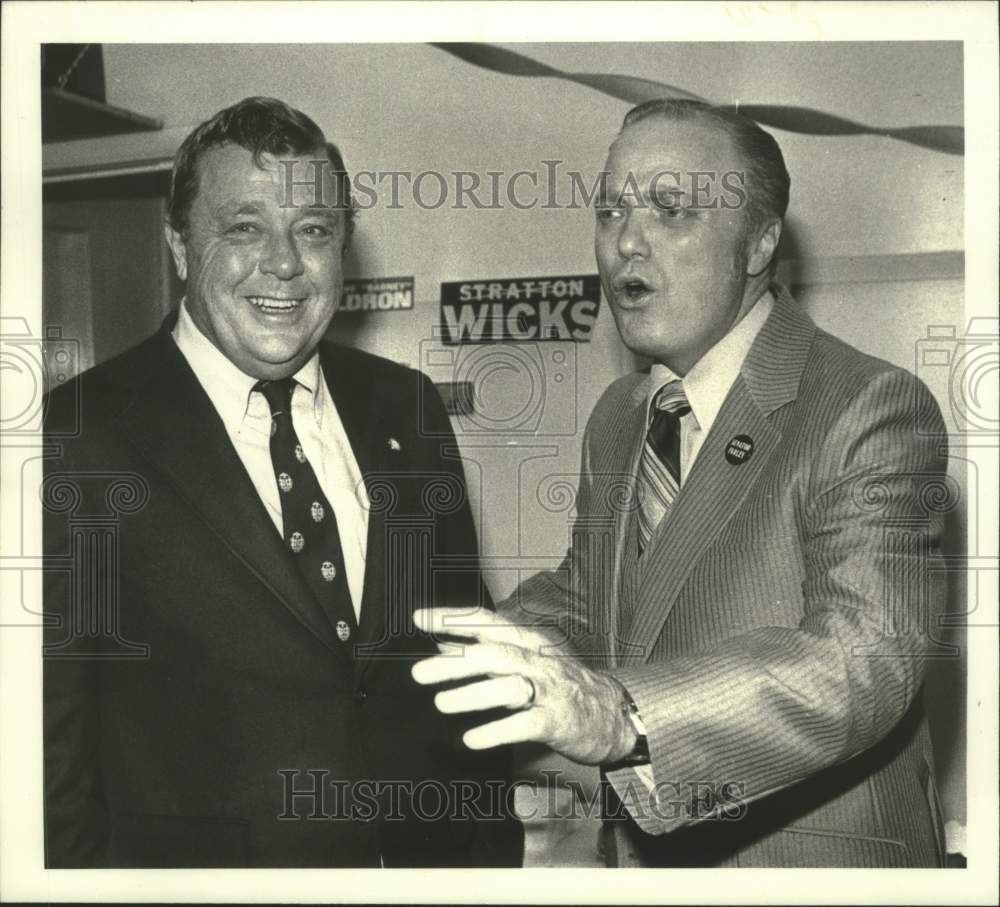 1980 Press Photo Clarke Wemple & Hugh Farley, Albany, New York - tua13542 - Historic Images