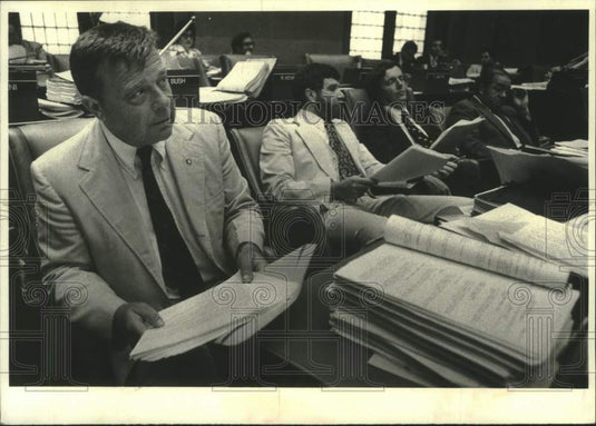 1979 Press Photo New York Assemblyman Clark Wemple in Albany - tua13556 - Historic Images