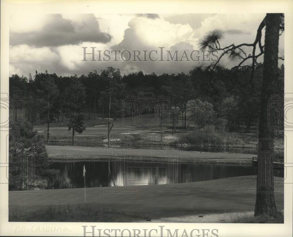1990 View of Golf Course at Pinehurst, North Carolina - Historic Images