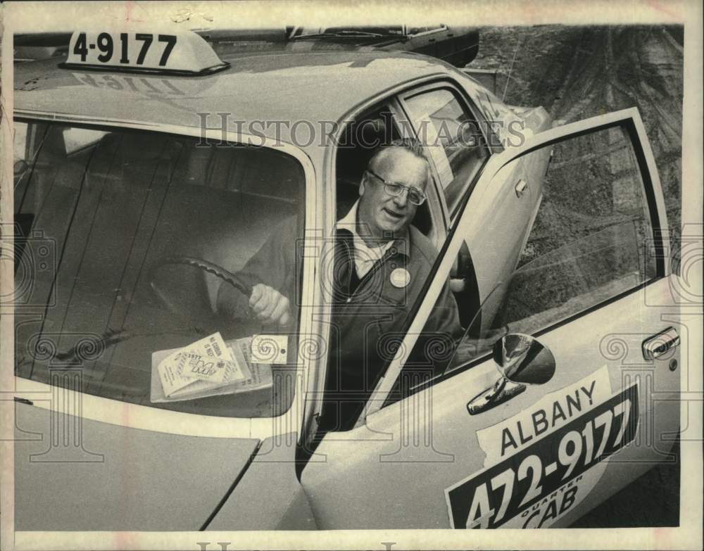 1977 James Neville, Pine Hill Taxi driver, Albany, New York - Historic Images