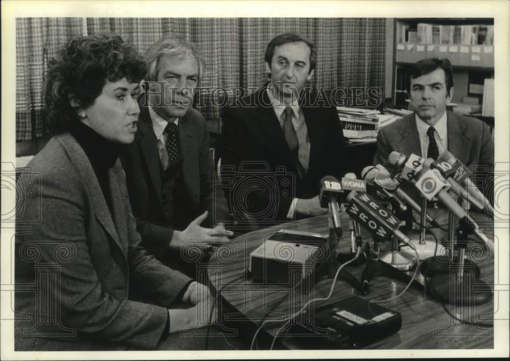 1984 Press Photo New York State Association of Counties meeting in Albany - Historic Images