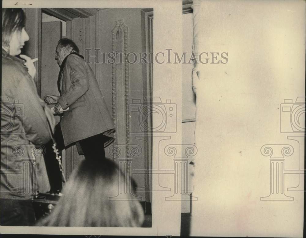 1975 Press Photo New York Civil Service Employees union president Theodore Wenzl - Historic Images