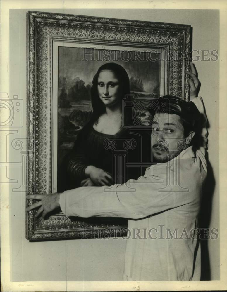 Press Photo Scene from "The Tenth Mona Lisa" on CBS Television - tua14556 - Historic Images